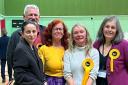 ELECTED: Lib Dem councillors John Rudge, Jessie Jagger, Karen Lawrance, Mel Allcott and Sarah Murray