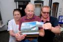 Evesham Loyalty Card scheme's September draw. Pictured from left are Jane Hopwood, owner Avalon Holistic Health; Dave Purser, Master Butcher, and Lee Fisher, August's winner