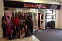The team at Beautonic in Evesham with owner Ashok Bangar.