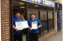 WARM WELCOME: Rainbow Chippy owners Gigsy and Sthathi