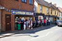 Fishs and chips at just 99p were a big hit in Evesham.