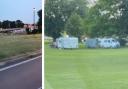 ONGOING PROBLEM: Travellers on Abbey Park, Pershore