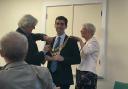 Councillor Matthew Winfield was elected Pershore Town Mayor at the annual meeting on Thursday, May 12