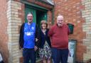 Freedom Day Centre founder Tracey Hemming (centre) with son Eddie (left) and brother Tony (right).