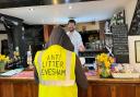 Tom Doggett at the Red Lion helped keep volunteers refreshed during the Big Spring Clean in Evesham