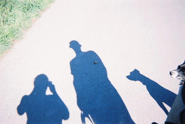 Alice, Mark & Jemima's shadows