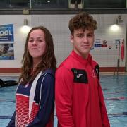 Amy Weston and Alex Jackson. Picture: SOUTH WORCESTERSHIRE LIFESAVING CLUB