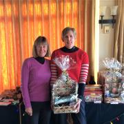 Linda Carruthers with ladies' captain Irene Hawkes. Picture: BROADWAY GOLF CLUB