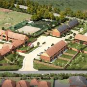 A visualisation of the Allesborough Farm development. Photo: Nicol & Co