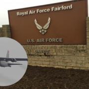 Watch as B-52 arrives at RAF Fairford