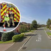 Emergency services were called to a fire on Farleigh Road.