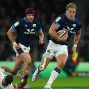 FINISHER: Duhan van der Merwe scored two tries for Scotland in the 29-23 win over England at Twickenham in Round One of the 2023 Six Nations.
