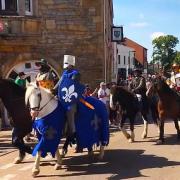 SPECTACLE: The mounted parade through the streets of Evesham is sure to turn heads