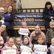 The team at Stepping Stones Day Nursery are overjoyed with there new Ofsted rating.