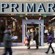The Primark trial of blue sold stickers will affect 18 stores.