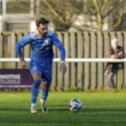 Josh Willis scored his 21st goal of the season for Pershore Town on Saturday