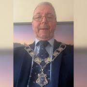Deputy mayor John Clatworthy stepped in to rescue the meeting