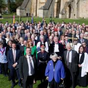 Those attending the Chairman’s Civic Service to celebrate 50 years of Wychavon