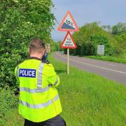 OPU Worcestershire was seen on Fish Hill in Broadway