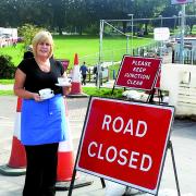 TRADER: Loraine Walker of Cafe Rivers at Evesham Leisure Centre reported a quiet day last Thursday and Friday after the Abbey Bridge closed, but says traffic is now flowing freely