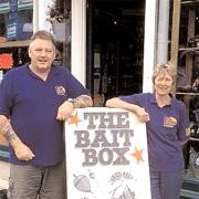 FAMILY FIRM: David and Jo Packwood of The Bait Box.