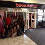 The team at Beautonic in Evesham with owner Ashok Bangar.