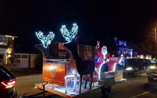 Find out when Santa will be coming down your road
