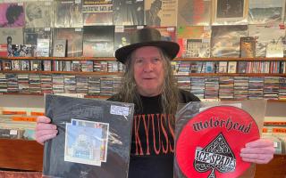 PASSION: Mick Bishop now runs Market Hall Records in The Shambles in Worcester