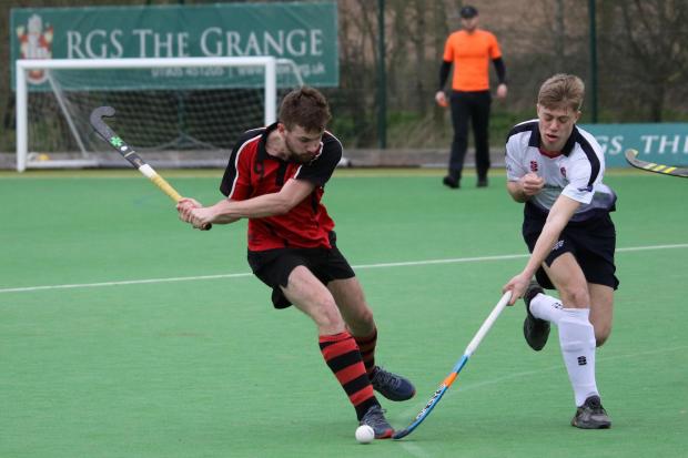 Worcester men's firsts (in red) in action against Sutton Coldfield. Picture: STEWART FLISHER