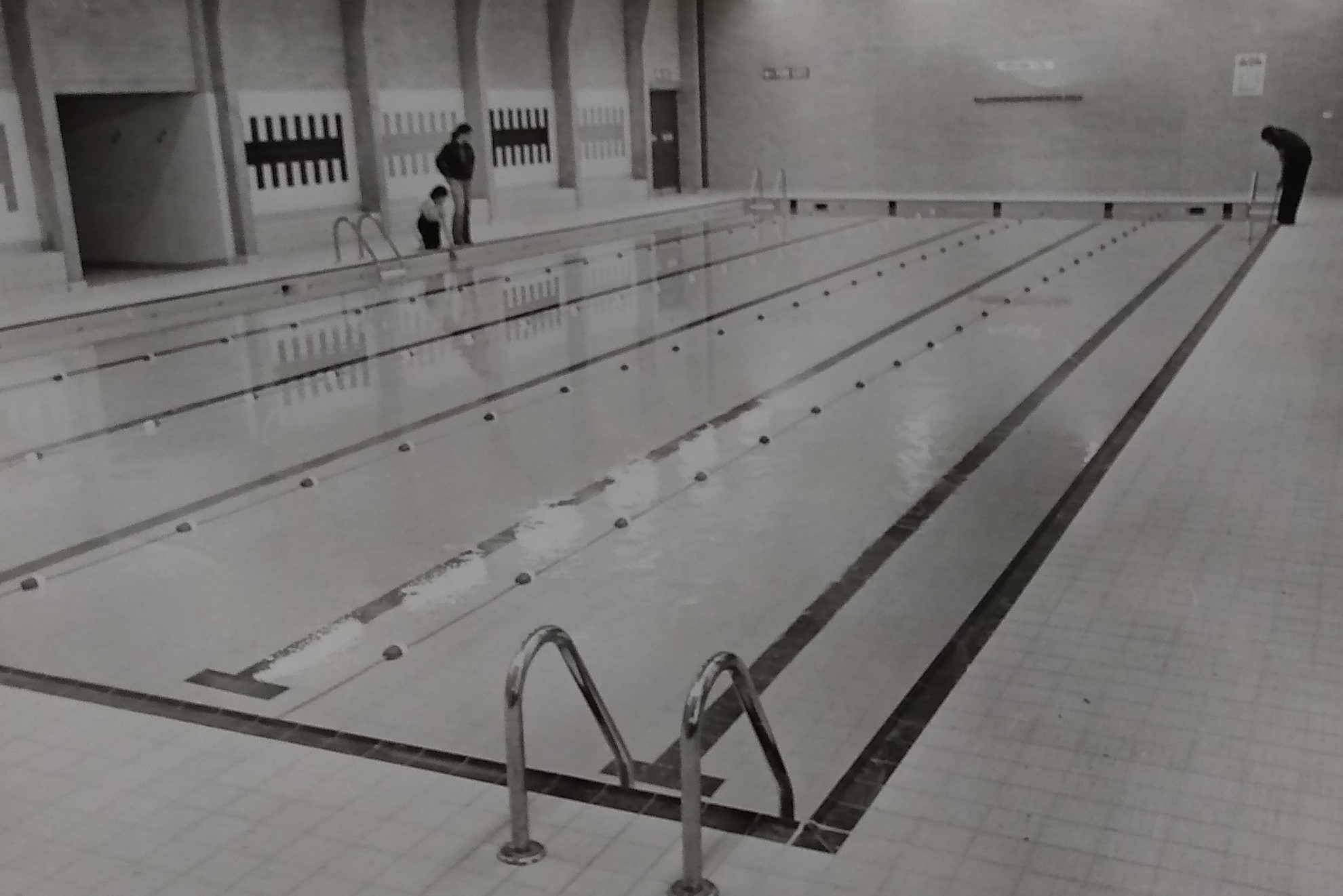 Dream come true - December 1977 and the pool is ready for use