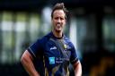 SERVICE: Anton Bresler is playing his 50th game for Warriors. Pic. Worcester Warriors
