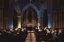 The concert for Ukraine at Pershore Abbey raised almost £5,000 for charities. Photo: Max Nutbeem