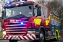 Fire crews extinguished a fire in a chimney flue in Evesham on Sunday, April 14