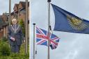 Councillor Alex Sinton raised the Commonwealth Flag today to mark Commonwealth Day 2023