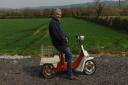 Nick Payne will ride his 50-year-old moped the length of the country for Wonky Pets Rescue