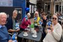 Members of Keep Our NHS Public celebrated the service's 75th birthday in Evesham