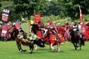 VIBRANT: Re-enactors bring to life the savage spectacle of the Battle of Evesham in 1265