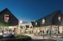 Computer generated image of what the Cotswolds Designer Outlet will look like