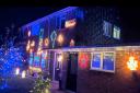 LIGHTS: An Evesham woman has created a festive light trail around the town.
