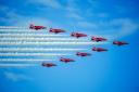 The Red Arrows will perform at the Midlands Air Festival 2024.