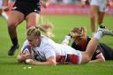 Mackenzie Carson in action for England against Canada last September