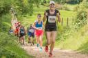 Runners tackle Bredon Cricket Club Tower Run 2017. Picture by Martin Humby