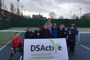 DSActive tennis players meet Andy Murray at Roehampton. Picture: PERSHORE TENNIS CENTRE