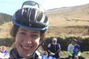 Helen Russell is set to ride 178 miles as part of the Baggies Bike Challenge. Here she is taking part in a previous edition of the charity event