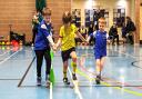 Youngsters at Evesham United Football Club’s sessions