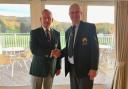 Graham Whitehead and Peter Morris. Picture: THE VALE GOLF CLUB
