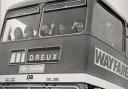 All aboard for Dreux in April 1978 as a party of Evesham High School pupils prepare for their cross-channel visit to Evesham’s French twin town