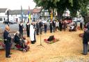 Evesham gathered on Monday to commemorate VJ Day. All photos by Peter Stewart