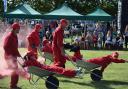A performance by the Pebworth Red Barrows, a wheelbarrow display team, is among the unique events taking place at the Pebworth Party In The Park
