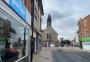 The streets of Evesham were empty during the Queen's funeral